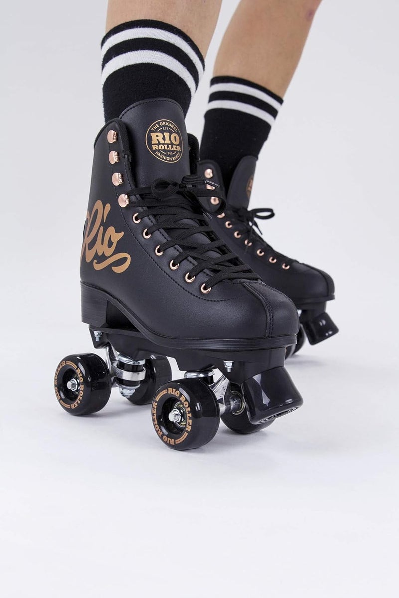 Rio Roller Rose Roller Skates - Unisex Indoor/Outdoor Quad Roller Skates for Women and Men - Image 2