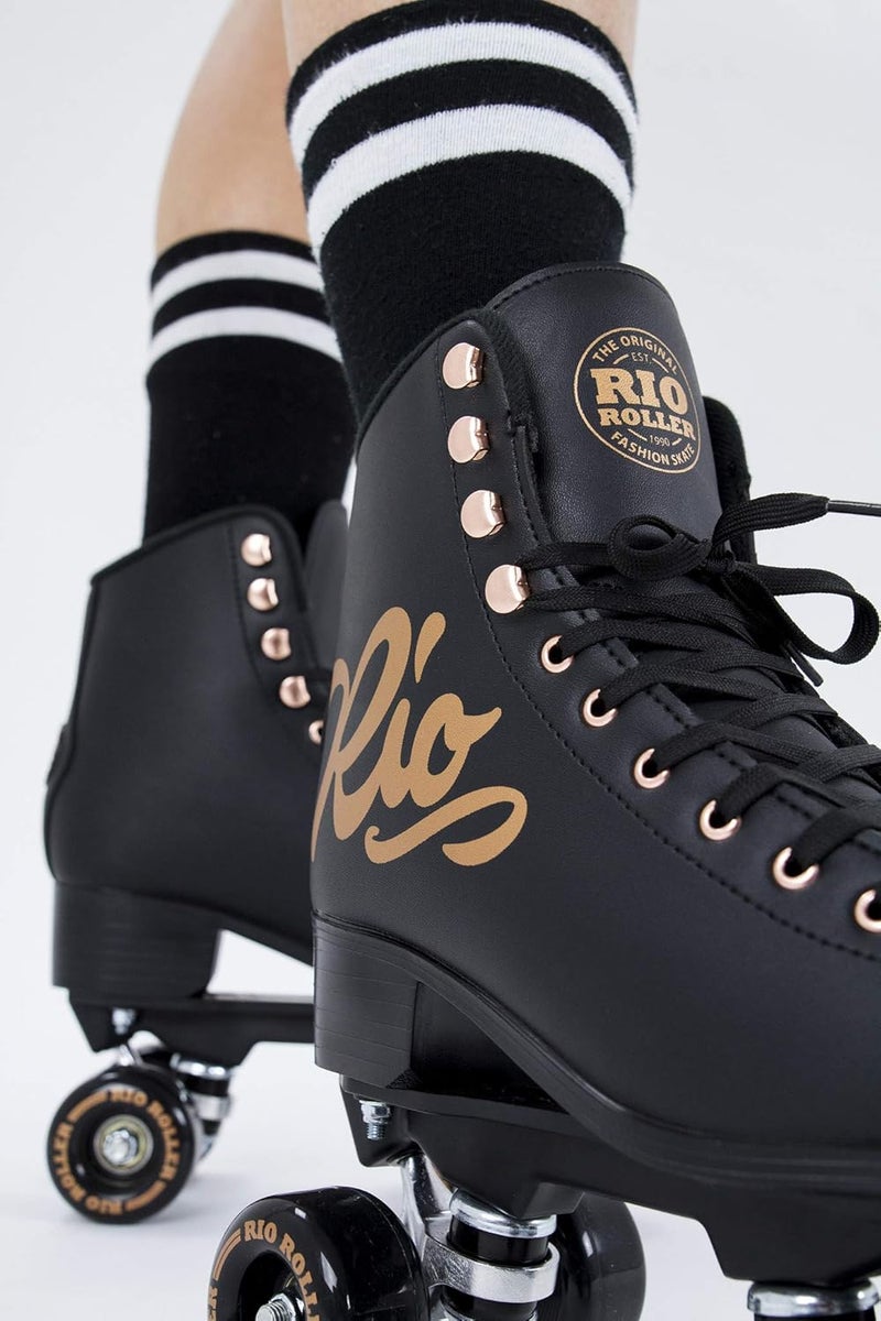 Rio Roller Rose Roller Skates - Unisex Indoor/Outdoor Quad Roller Skates for Women and Men - Image 3