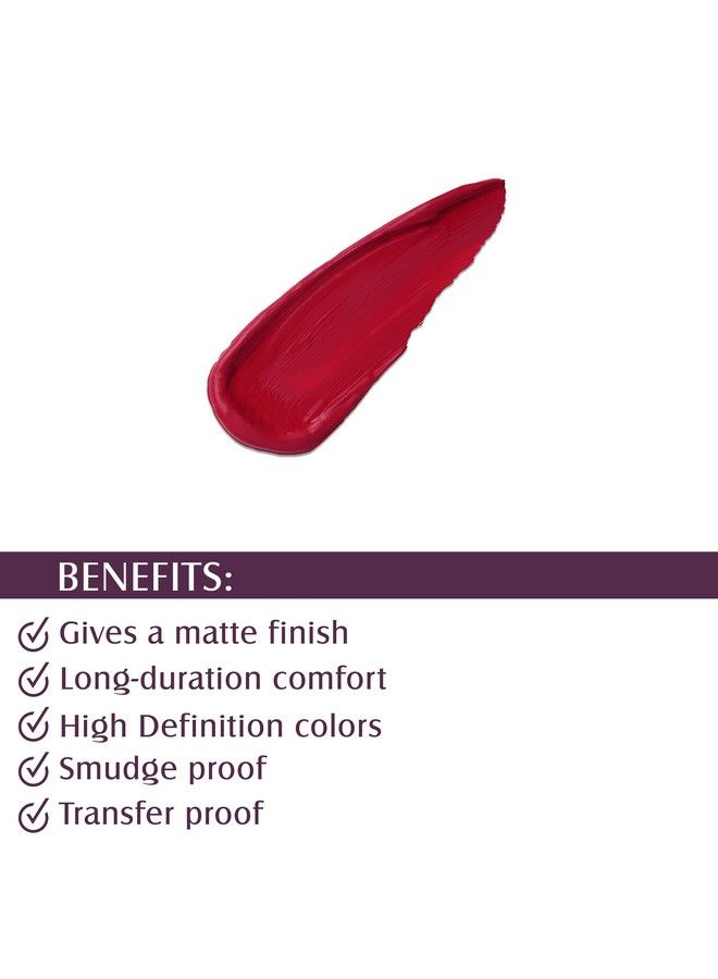 Glam 21 Glam21 Long Lasting Nontransfer Lipstick;Creamy Matte Formula 2.8Gm;Cosmic24 - Image 4