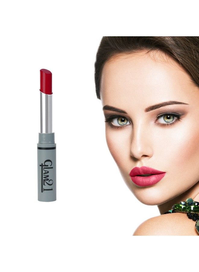 Glam 21 Glam21 Long Lasting Nontransfer Lipstick;Creamy Matte Formula 2.8Gm;Cosmic24 - Image 5