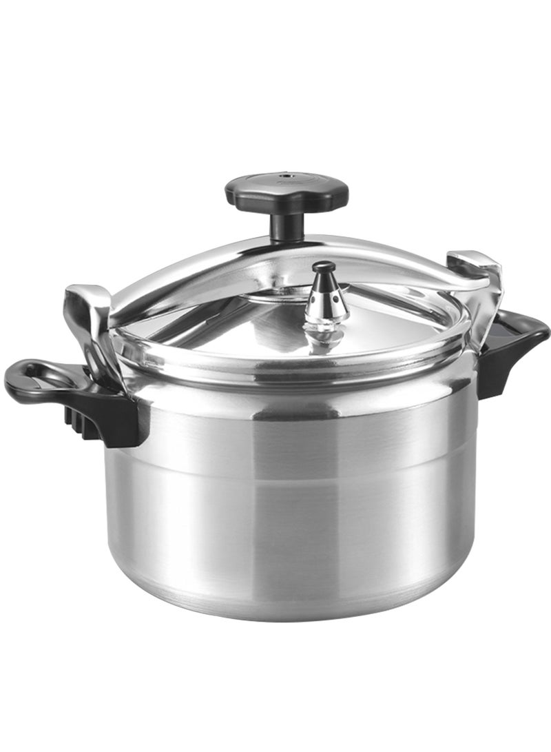 ستارجولد طنجرة ضغط من الألومنيوم، مؤشر ضغط فريد من نوعه، مصنوع من سبائك الألومنيوم المتين، سريع وموفر للطاقة، طنجرة ضغط بمقابض ثابتة، 7 لتر، فضي - Image 1