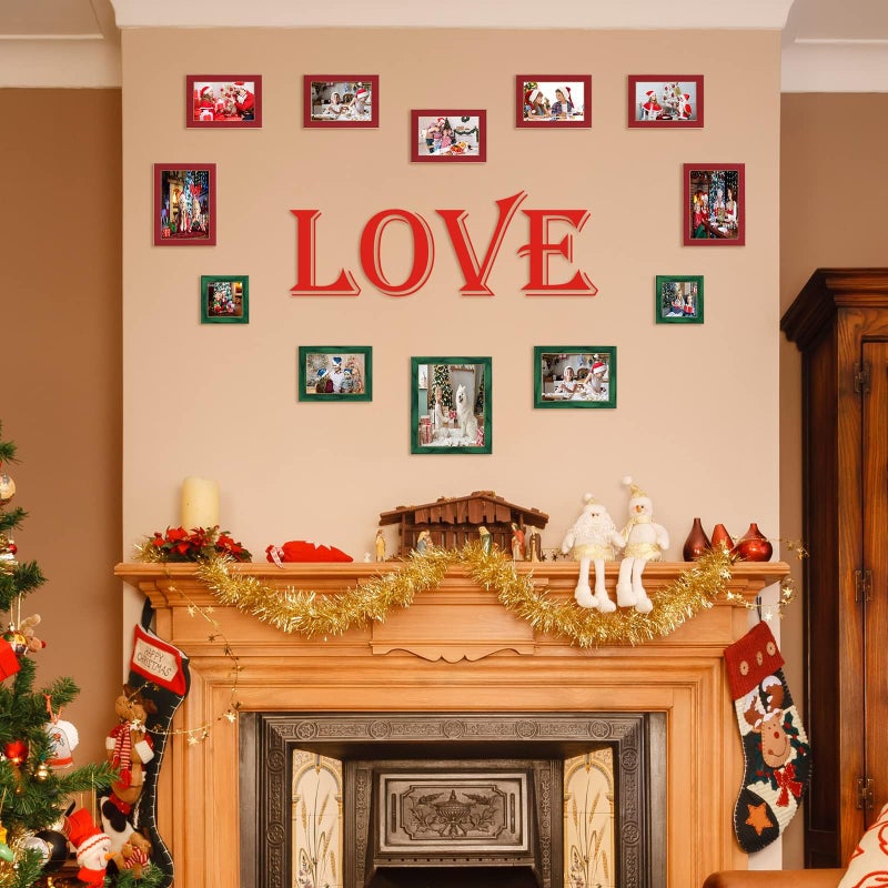 CORE ART 8x10 Picture Frame Green Photo Frame  8 by 10 Colorful Frame with HD Plexiglass  Wall or Tabletop Display - Image 4