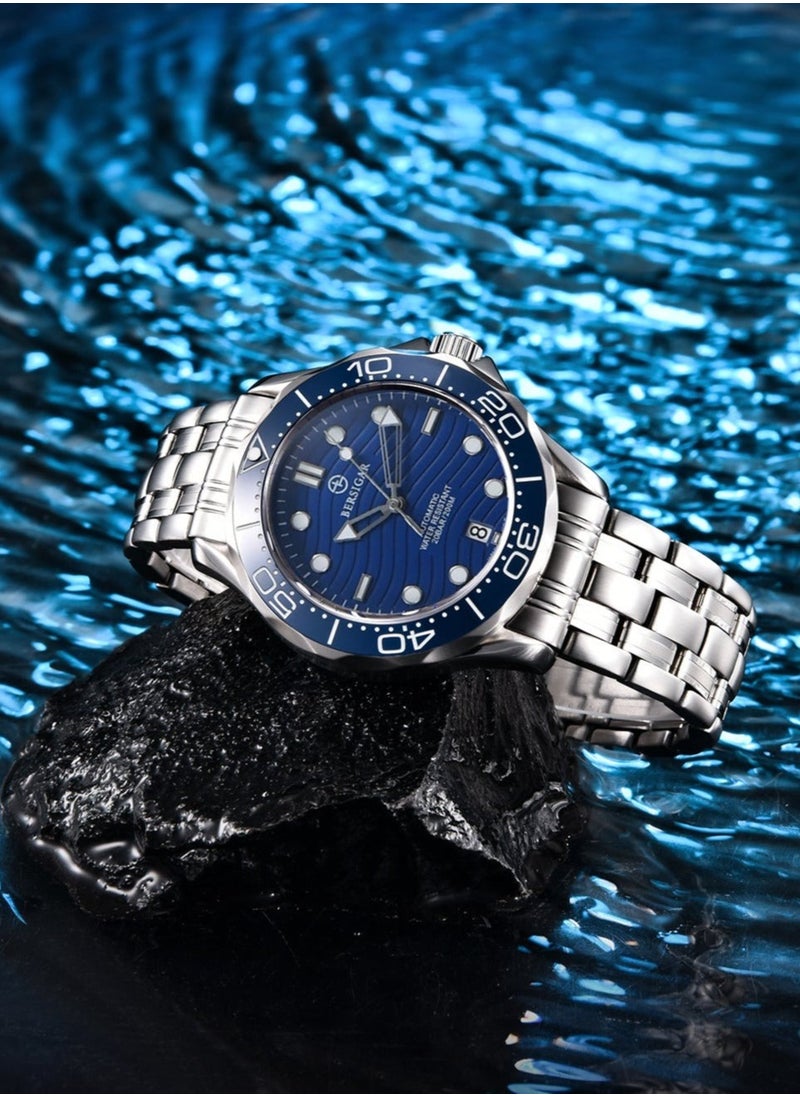 BERSIGAR - Bersigar BG-1685 Ocular Luxury Design Stainless Steel Mechanical Water Resistant Watch - Image 1