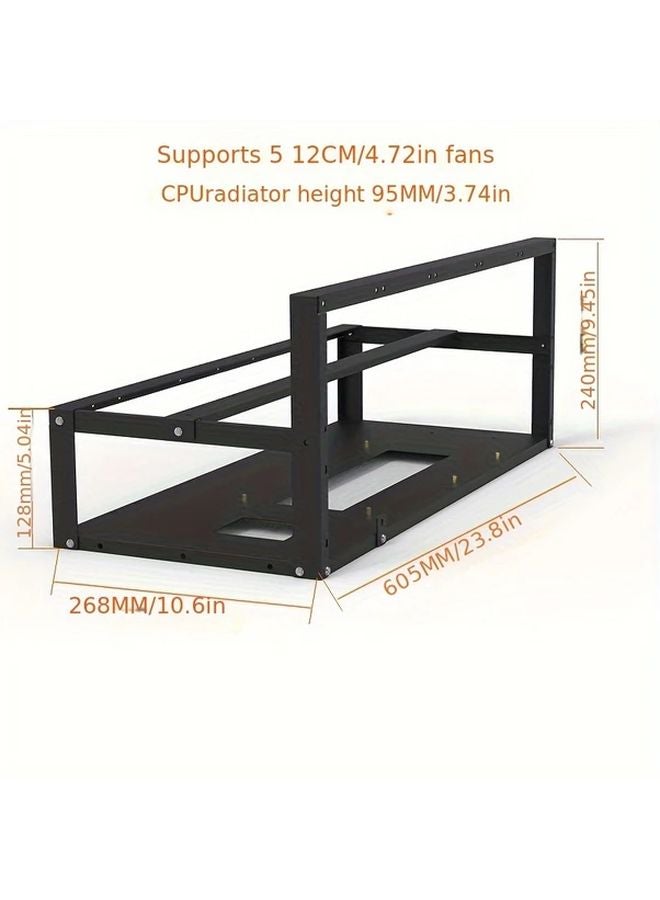 8 Hole Bracket ATX EATX Computer Chassis Rack GPU Graphics Card Rack Shell Data Computing Card Rack - Image 5