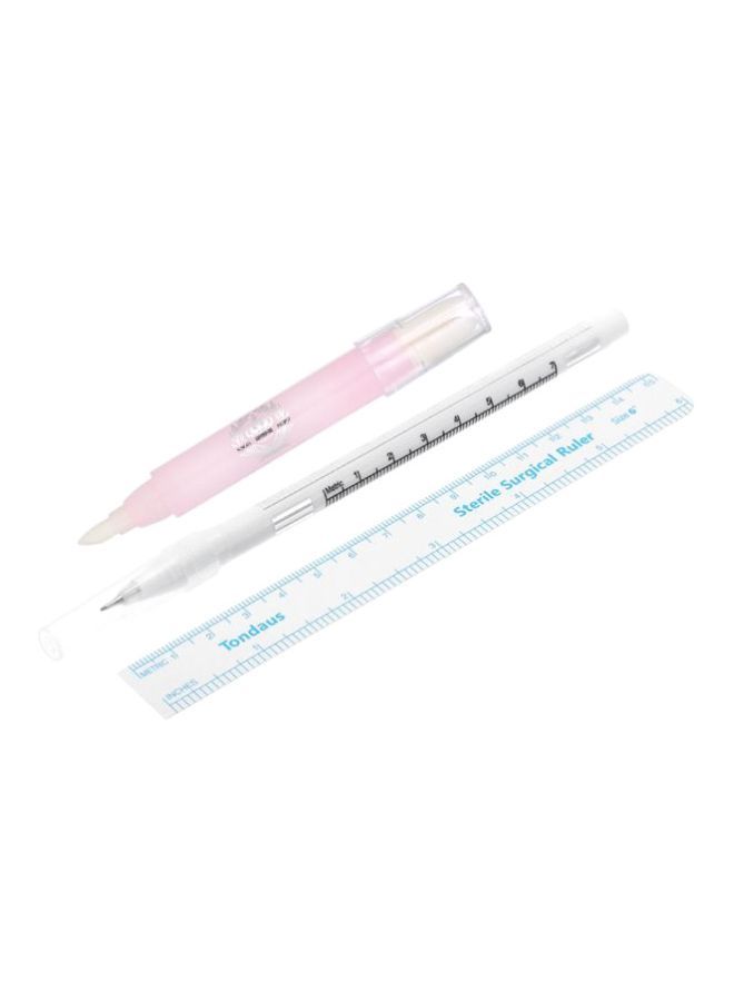 NIBEMINENT Brow Drawing Tool White/Pink/Blue - Image 1
