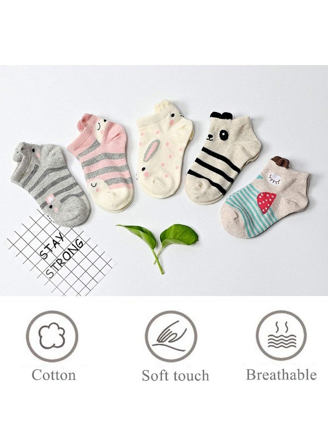 Artfasion Kids Cotton Ankle Animal Socks - Cute Cartoon Crew Socks Soft Funny Childs Socks Breathable Toddler Sock for Boys Girls - Image 2