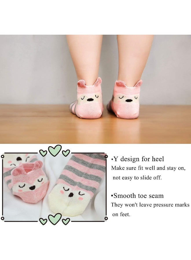 Artfasion Kids Cotton Ankle Animal Socks - Cute Cartoon Crew Socks Soft Funny Childs Socks Breathable Toddler Sock for Boys Girls - Image 4