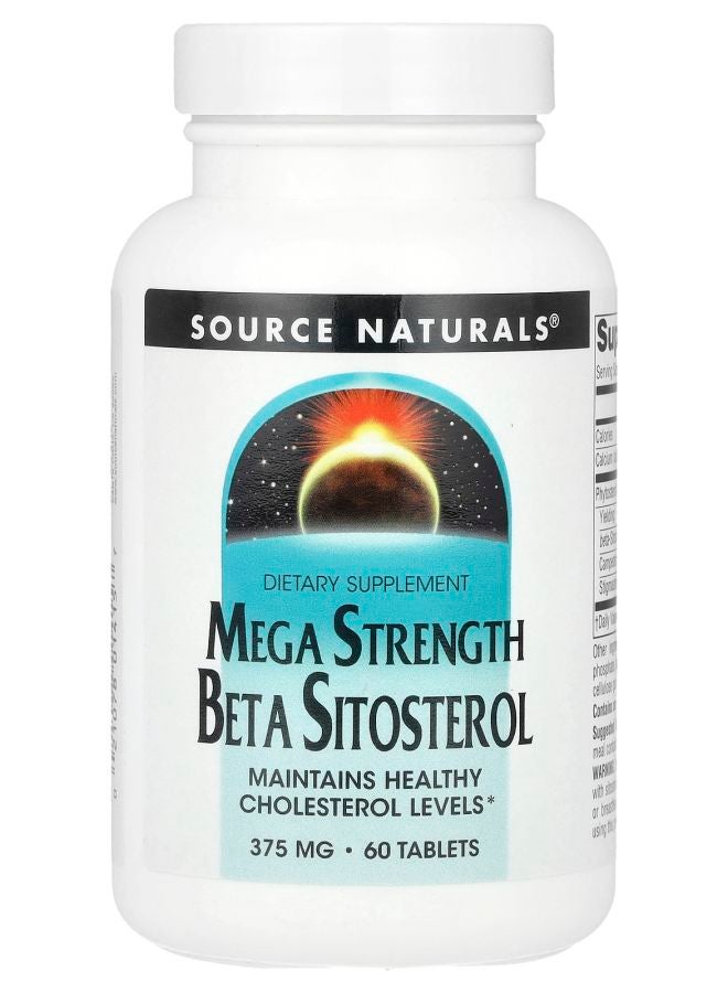 Source Naturals Mega Strength Beta Sitosterol 375 mg 60 Tablets