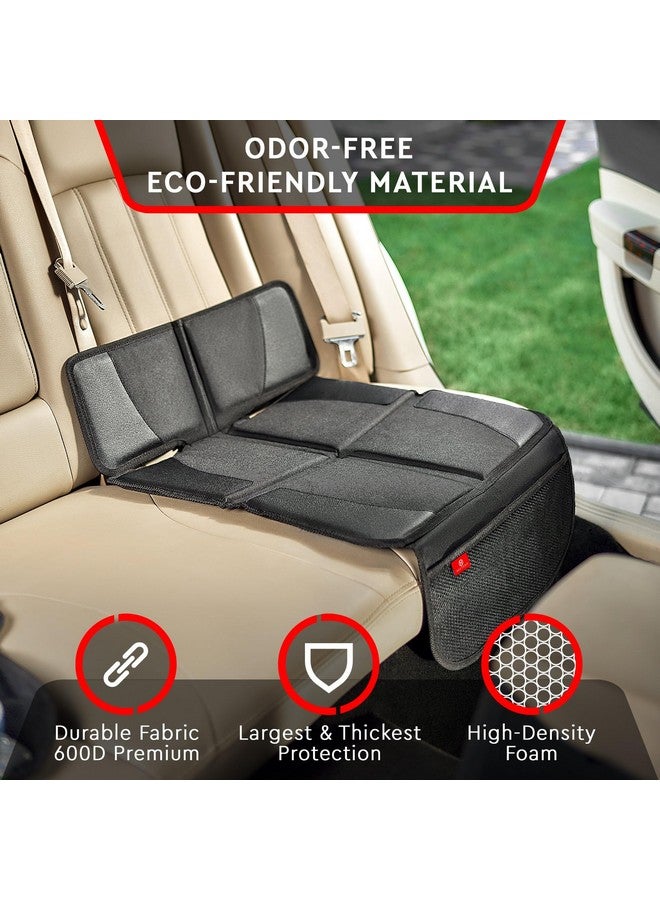 Helteko Carseat Protector with Thickest Padding, 2 Pack Auto Seat Pad from Waterproof & Stain Resistant for Child Baby , Kick Mat Material for Leather and Fabric Seat - Image 2