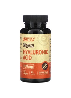 Deva Deva, Vegan Hyaluronic Acid , 100 mg , 90 Tablets  - Image 1