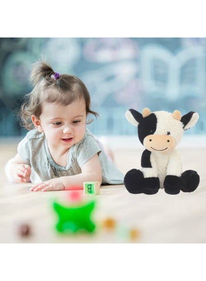 BSVOME 9 inches Cow Stuffed Animal Soft Plush Cute Cow Doll for Boys Girls - Image 2