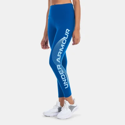 UNDER ARMOUR Women's UA Motion Branded Training Ankle Leggings