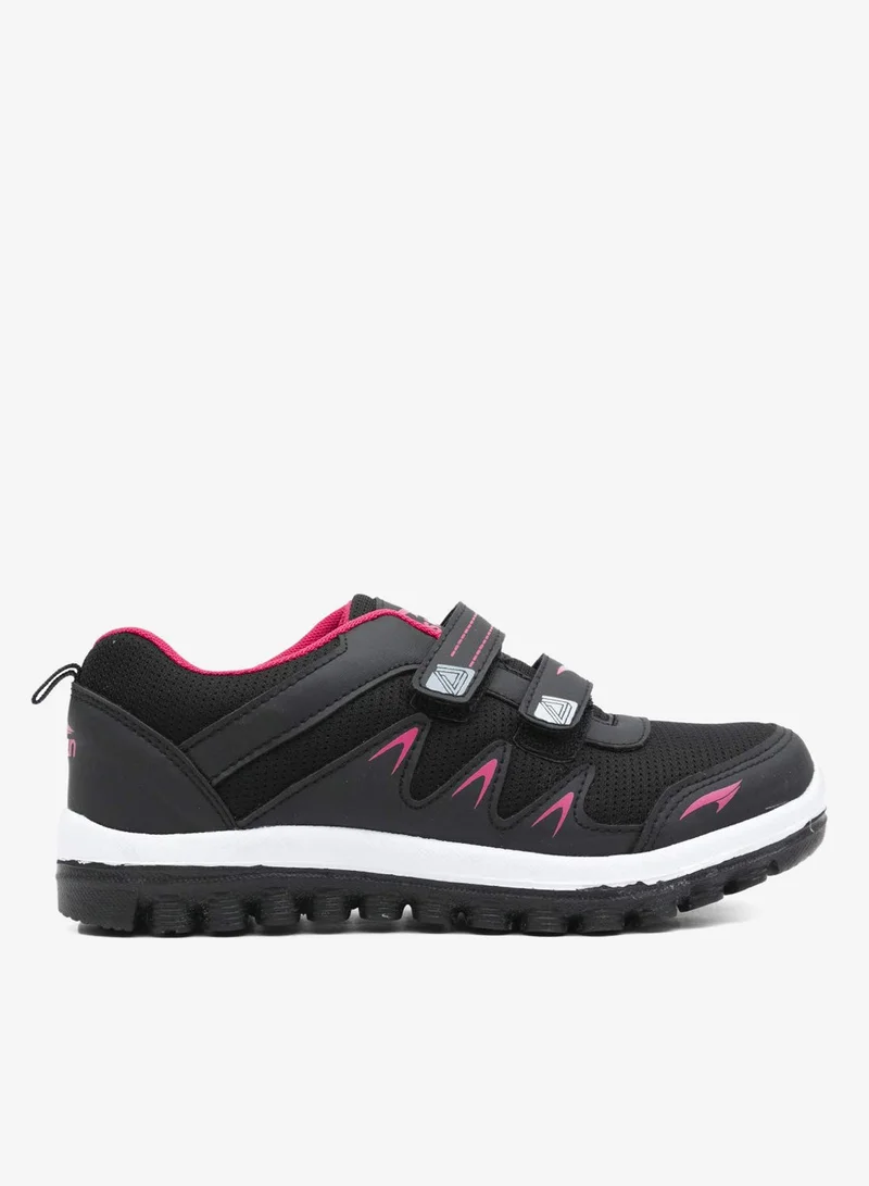 Asian Black Lightweight Sports Shoes for Women and Girls