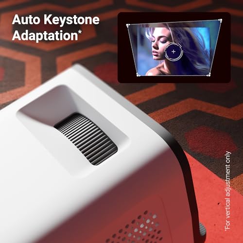 Zebronics Android Smart LED Projector, 4K UHD Support, 4000 Lumens, 100" Screen Size, 240° Tiltable, Auto Keystone, OTT Apps (Netflix, Prime), Miracast, WiFi, BT v5.4, HDMI, USB (Pixaplay 35) - Image 4