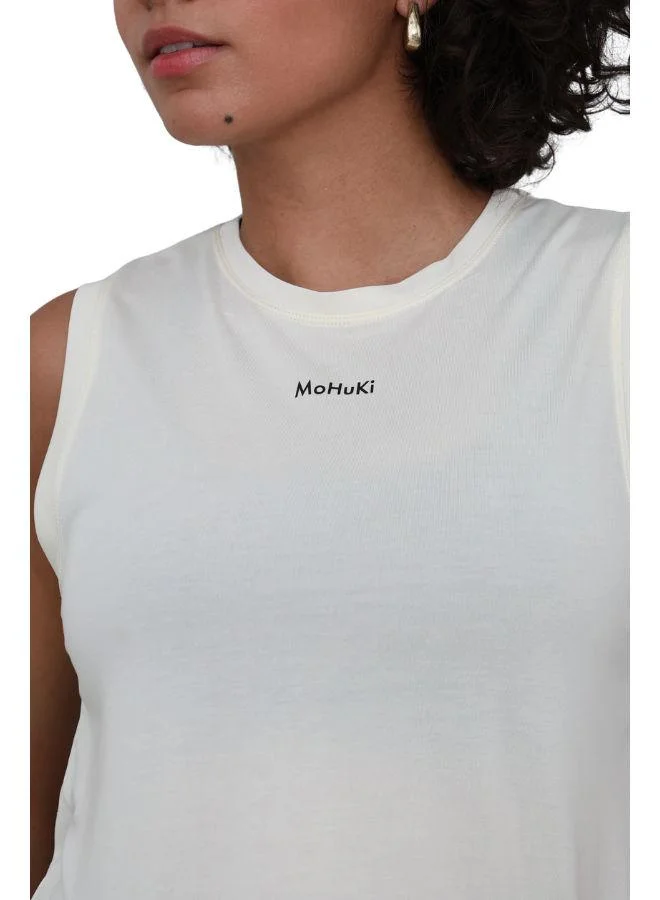 Mohuki Heather Gray Active Tie Back Singlet for Women | Best Price UAE