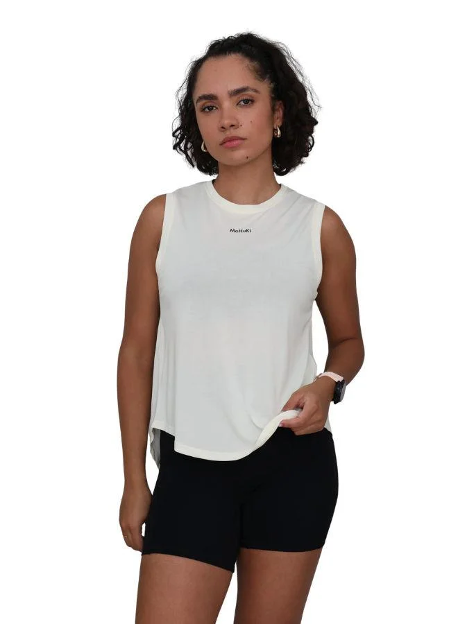 Mohuki Heather Gray Active Tie Back Singlet for Women | Best Price UAE