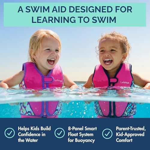 Limmys Swim Vest for Toddlers Kids Adjustable Buoyancy Swimming Aid CE Safety Certified AwardWinning ParentApproved Design Soft Neoprene Comfort Secure Durable Design Carry Bag Included - Image 3