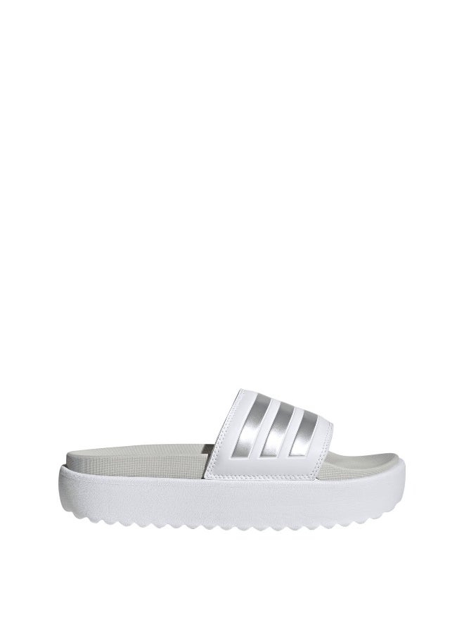 Adidas adidas Adilette Platform White Sportwear Sandals/Slippers 4  - Image 2