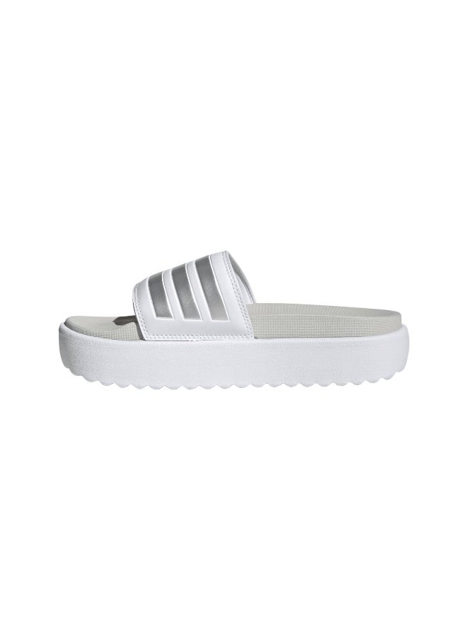 Adidas adidas Adilette Platform White Sportwear Sandals/Slippers 4  - Image 5