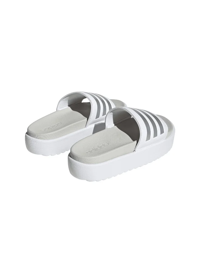 Adidas Adilette Platform White Sportwear Sandals/Slippers 4