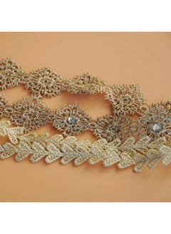 Baby Flower Lace Headband Gold Headpiece For Lovely Baby Princess Girls Hand Sewing Hair Accessories Toddlers Headwrap 2 pieces - pzsku/ZBEA83A4C47C11F0B1EA8Z/45/_/1737031871/495bb5a1-8f16-41d6-b478-ebf7ebf9e598