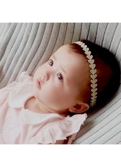 Baby Flower Lace Headband Gold Headpiece For Lovely Baby Princess Girls Hand Sewing Hair Accessories Toddlers Headwrap 2 pieces - pzsku/ZBEA83A4C47C11F0B1EA8Z/45/_/1737032050/0733cbd1-10a5-4fcb-8d6a-a875d5a0dfd2