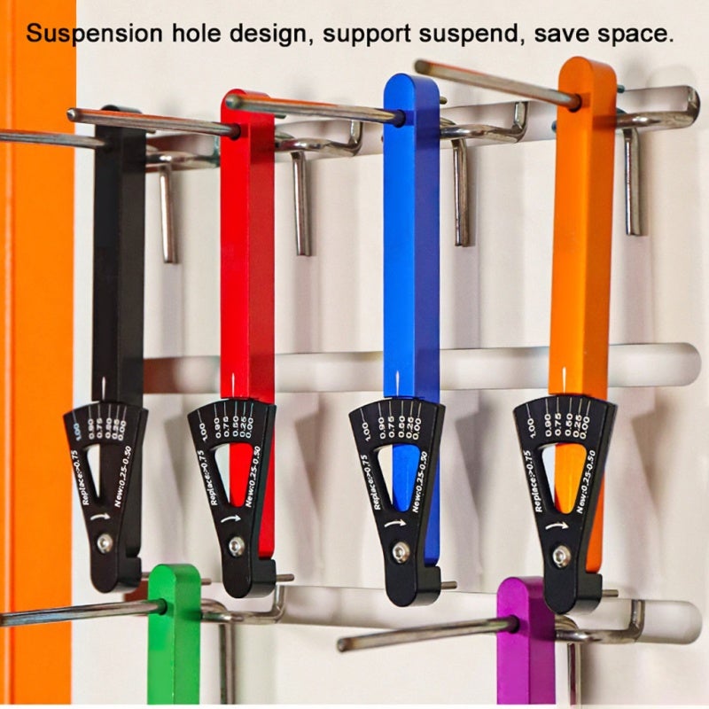 Lebycle Bicycle Chain Checker Gauge MTB Bike Chain Wear Indicator Tool Chain Stretch Detection Caliper for MTB Mountain Road Bike - Image 3