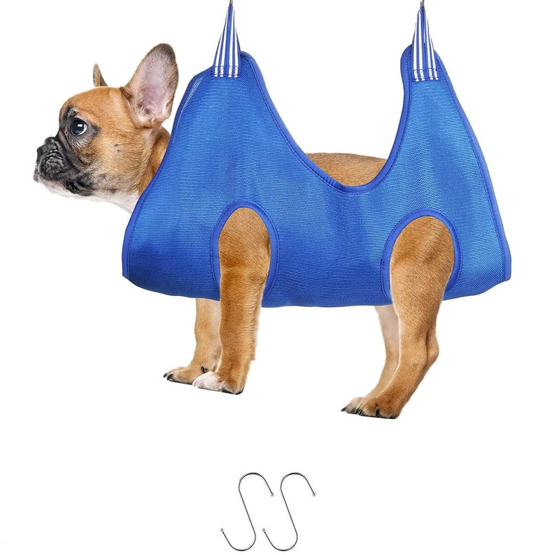 Earwig Grooming Hammock, Pet Hammock Harness, Breathable Dog Sling with Nail Clipper Comb, Dog Grooming Supplies Kit for Claw Care. - Image 1