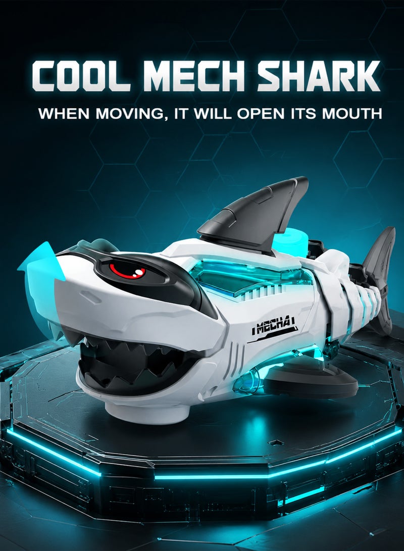 TOTOJOY Robot Shark Toys for Kids Electric Simulated Interactive Musical Fish Toys with Lights and Music - Image 4