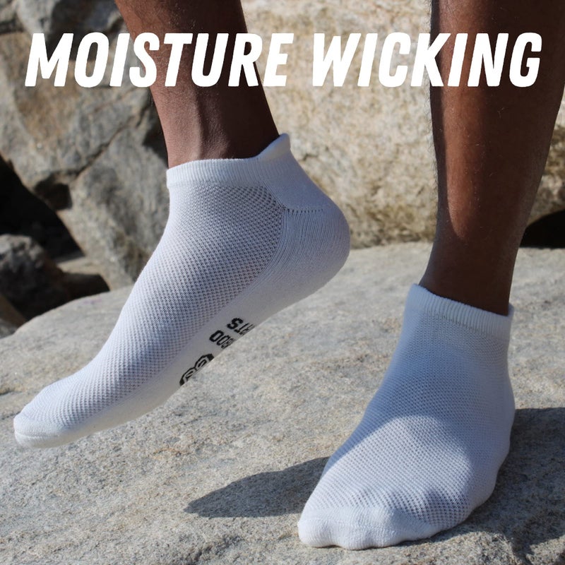 BAMBOO SPORTS B جوارب بامبو للرجال والنساء تمنع الرائحة والعرق - Image 3