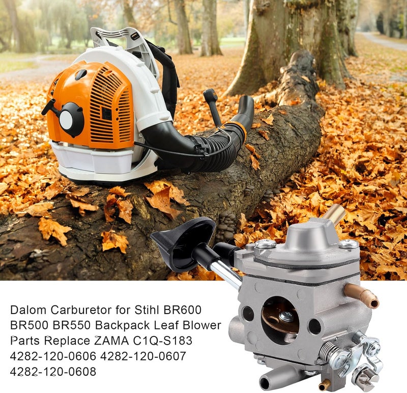 Dalom BR 600 Carburetor for Stihl BR600 BR500 BR550 Backpack Leaf Blower Parts Carb Kit Replaces Zama C1Q-S183 4282-120-0606 4282-120-0607 4282-120-0608 - Image 2