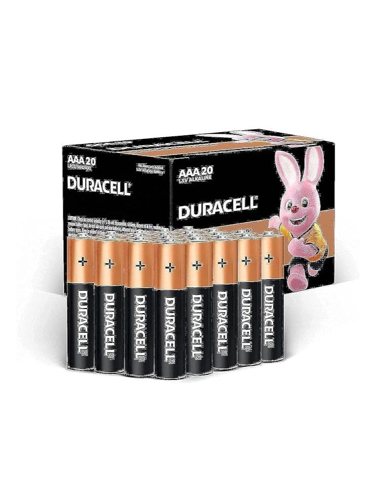 دوراسيل 20 قطعة أصلية AAA 1.5 V بطارية قلوية - Image 1