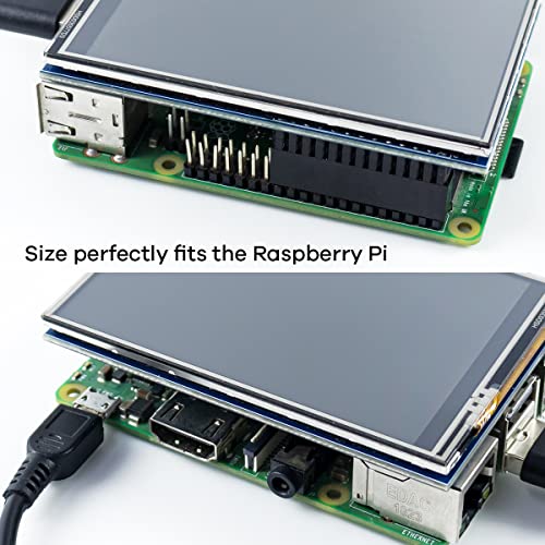 Hosyond 3.5 Inch 480x320 Touch Screen TFT LCD SPI Display Panel for Raspberry Pi B, B+, 2B, 3B, 3B+,4B, 5 - Image 3