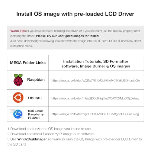 Hosyond 3.5 Inch 480x320 Touch Screen TFT LCD SPI Display Panel for Raspberry Pi B, B+, 2B, 3B, 3B+,4B, 5 - Image 2