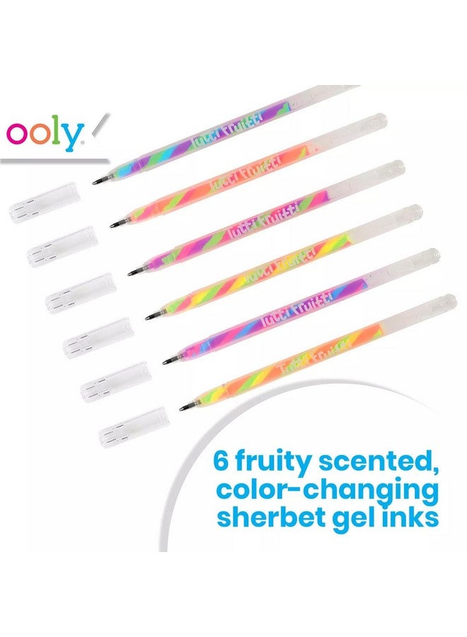 Ooly Scented Tutti Fruitti Color Changing Gel Pens Set Of 6 Color Changing Pens For Kids Adults Art And Stationary Supplies [Tutti Fruitti Color Changing 6 Pack] - Image 2