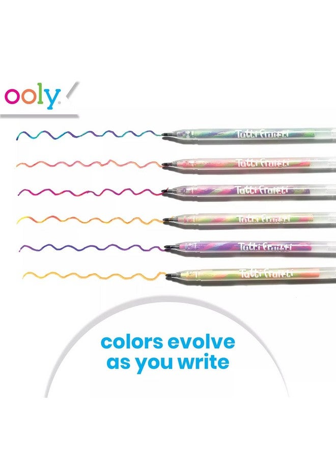 Ooly Scented Tutti Fruitti Color Changing Gel Pens Set Of 6 Color Changing Pens For Kids Adults Art And Stationary Supplies [Tutti Fruitti Color Changing 6 Pack] - Image 3
