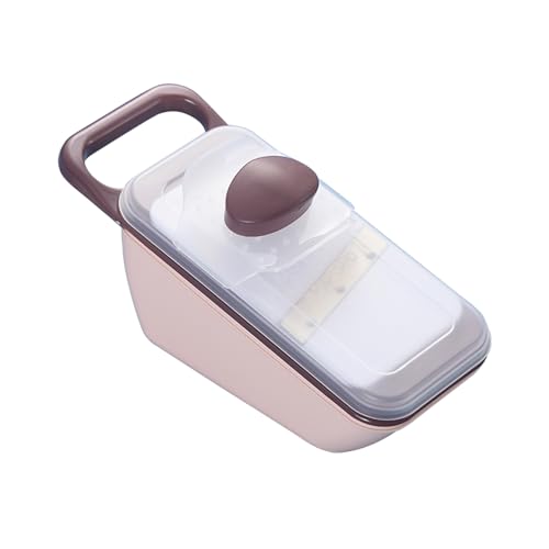 Mockery Slicer for 5 in 1 Kitchen Mandolin Slicing Tool Vegetable Slicer Cutter Chopper Grater Slicers for Fruits Vegetables Julienne Carrot Cucumber Sweet Potato Chip Slicer Thin Veggie Spiralizer (Pink) - Image 1