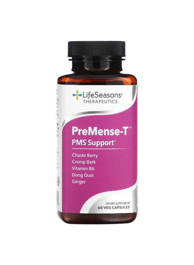 Life Seasons LifeSeasons, PreMense-T, PMS Support, 6 Veg Capsules - Image 1