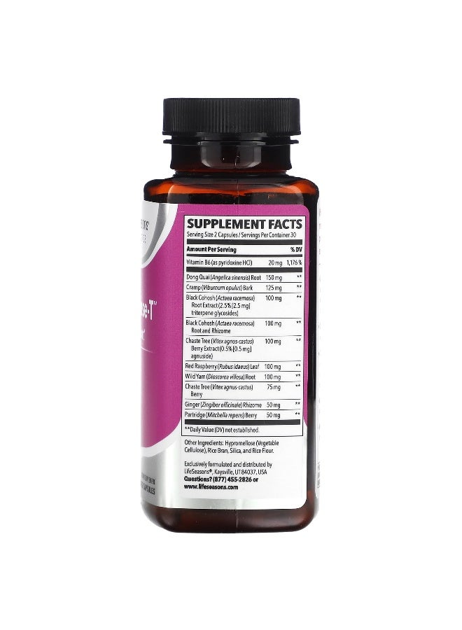 Life Seasons LifeSeasons, PreMense-T, PMS Support, 6 Veg Capsules - Image 2