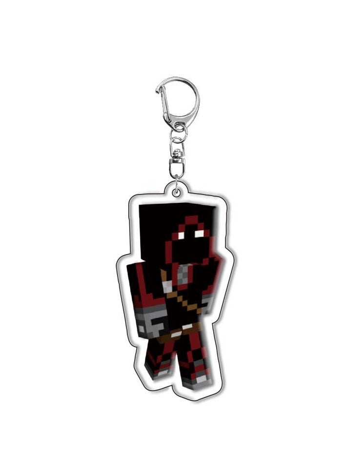 Minecraft Acrylic Keychain Pendant Sandbox Game Peripheral Figures - Image 5