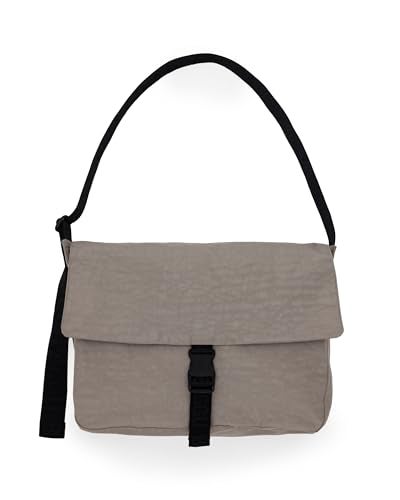 BAGGU Nylon Messenger Bag - Dove - Image 1