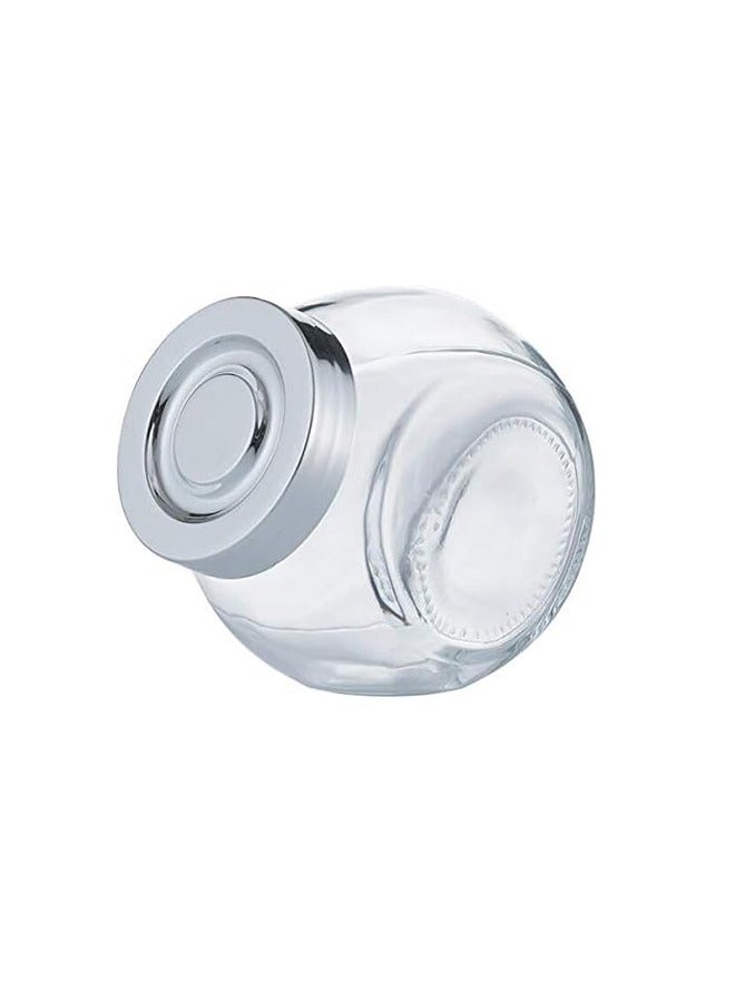 Mirolex 5-Piece Spice Jar Set Silver/Clear - Image 3