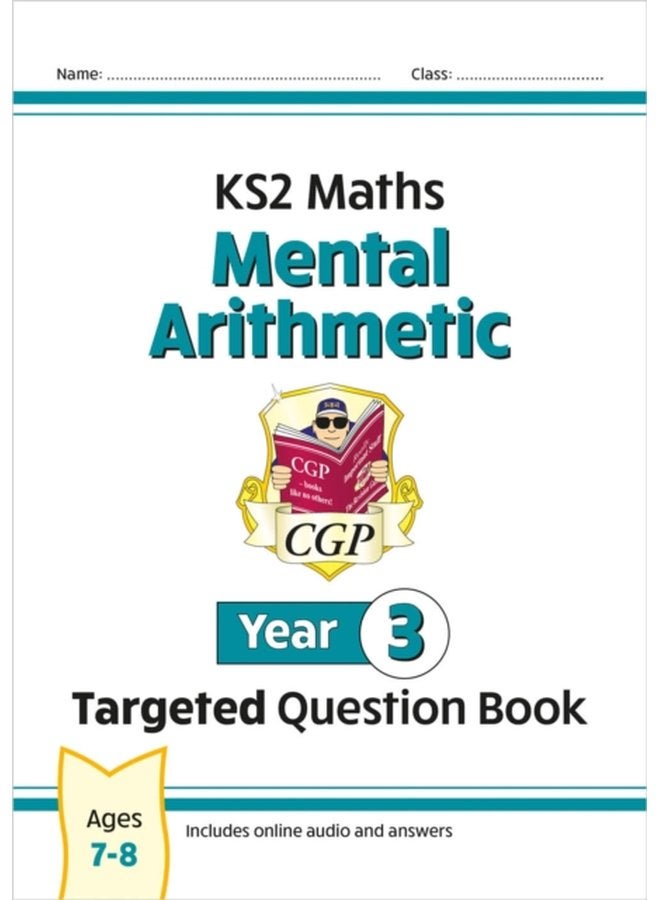 New KS2 Maths Year 3 Mental Arithmetic Targeted Question Book incl Online Answers Audio Tests - Paperback
