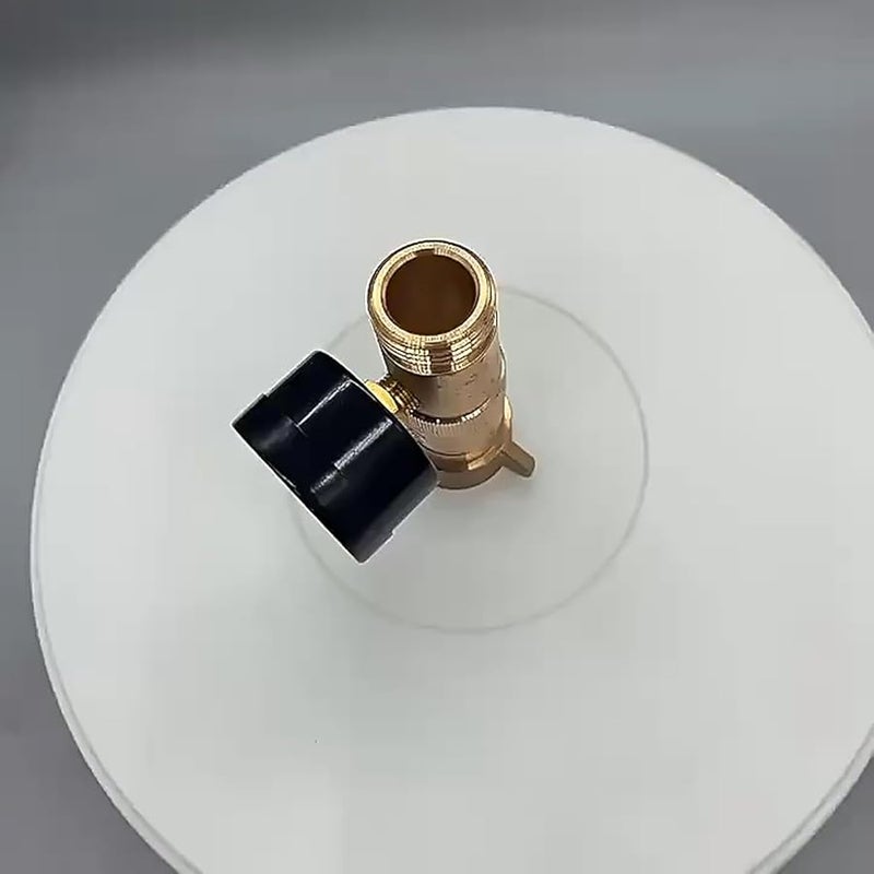 3 4 بوصة صمام منظم ضغط المياه خالي من الرصاص مع مقياس للمقطورة السفر خرطوم حديقة الكرفان - Image 5