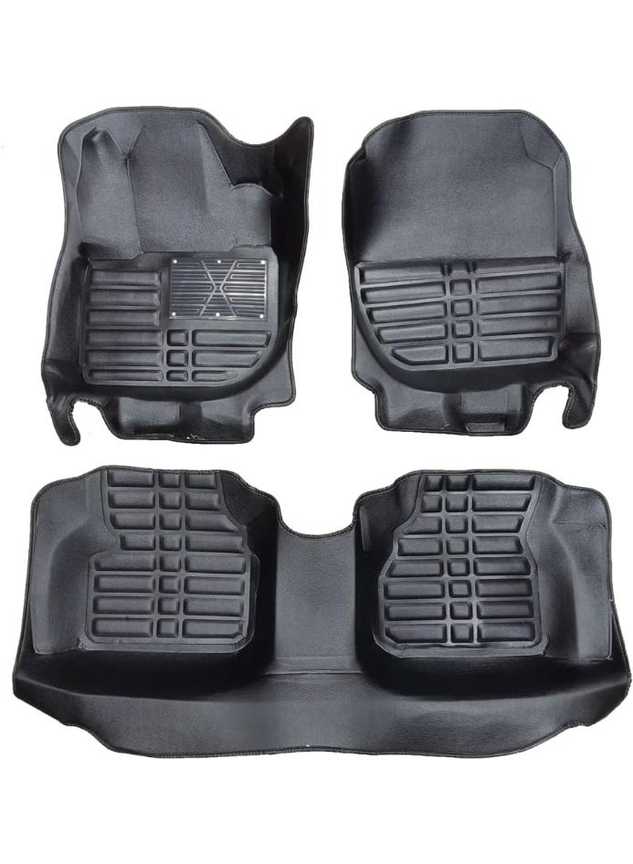 طقم سجادة 5D للسيارة Honda City 2015-2019 – حماية كاملة – 3 قطع