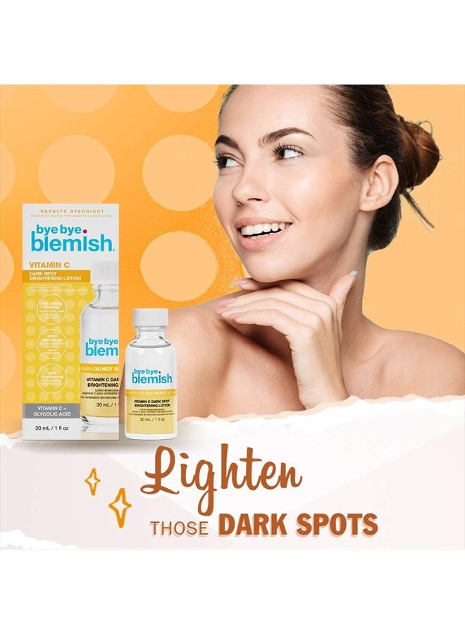 Bye Bye Blemish Dark Spot Lotion Vitamin C | Assists with Drying Blemishes And Brightening Skin | Fast Acting Solution | 1 Fl. Oz. - Image 2