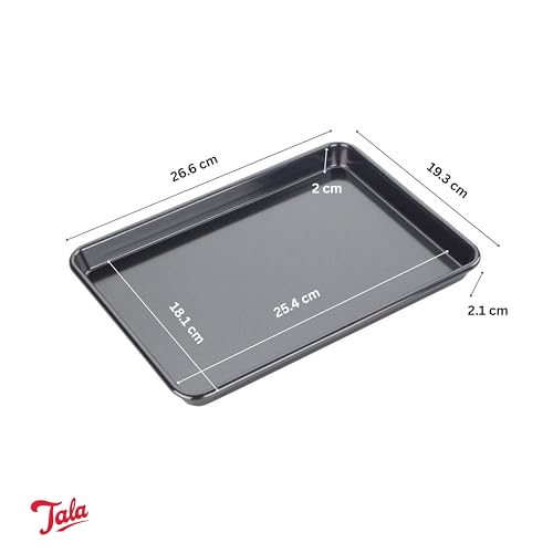 Tala Non Stick 10" Half Baking Tray, Black - Image 3