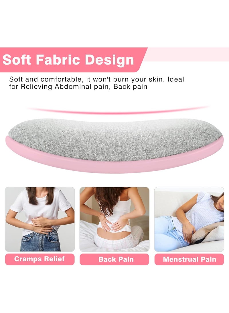 Premium Wireless Thermal Pads for Cramps - Portable Period Cramp Massager - 6 Intelligent Heat Levels & 6 Vibration Modes - Fast Heating Cordless Pad for Belly & Back Pain Relief - Image 4