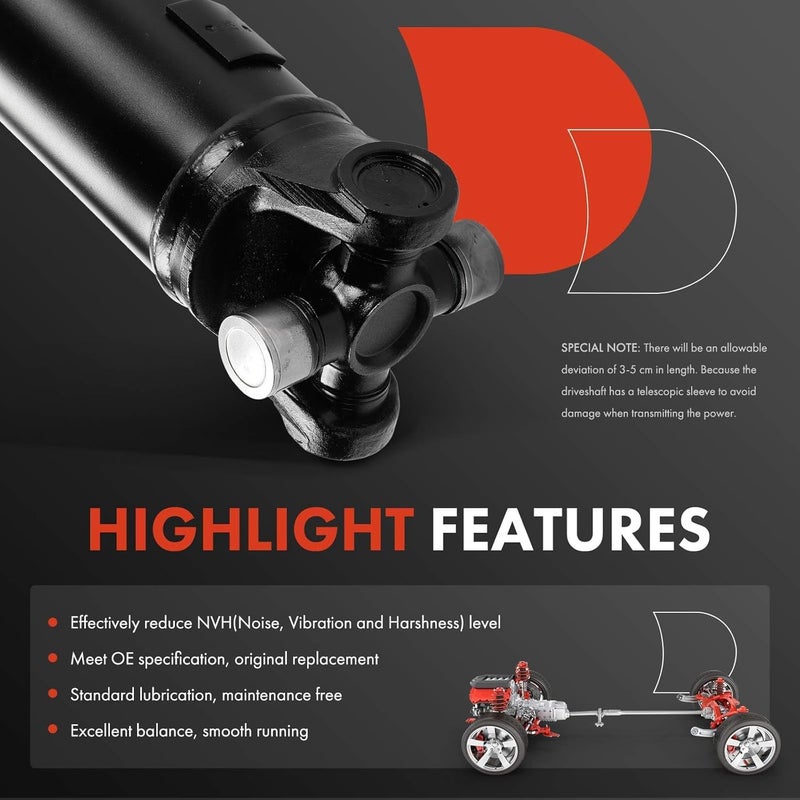 A-Premium Rear Complete Drive Shaft Assembly - Image 5