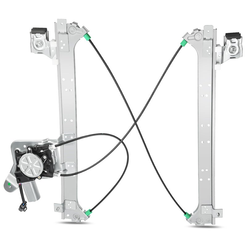 Rear Right Passenger Side Power Window Regulator with Motor Compatible with 2000 2001 2002 2003 2004 2005 2006 Chevy Silverado Suburban GMC Sierra Yukon XL 1500 2500 3500 HD Cadillac Escalade 741579